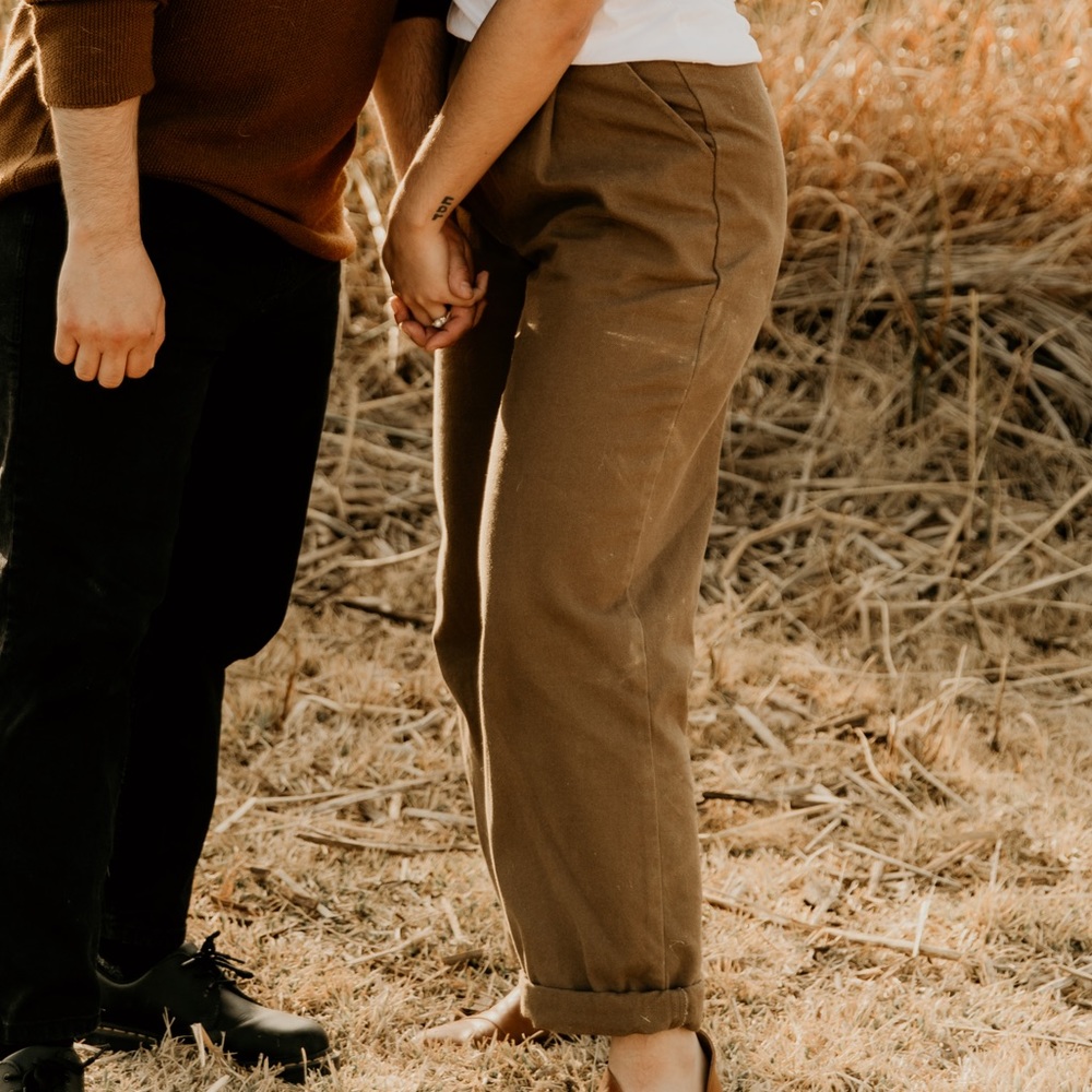 Oak and fort coffee trousers